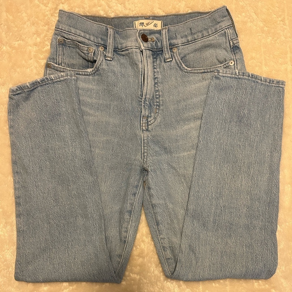 Madewell Denim with Brown Leather Detail